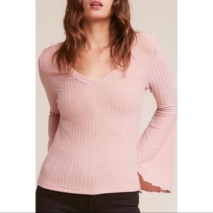 NWT Jack By BB Dakota Irish Goodbye Top in Peach Beige